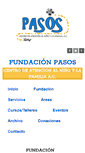 Mobile Screenshot of fundacionpasos.org.mx