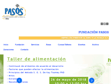Tablet Screenshot of fundacionpasos.org.mx